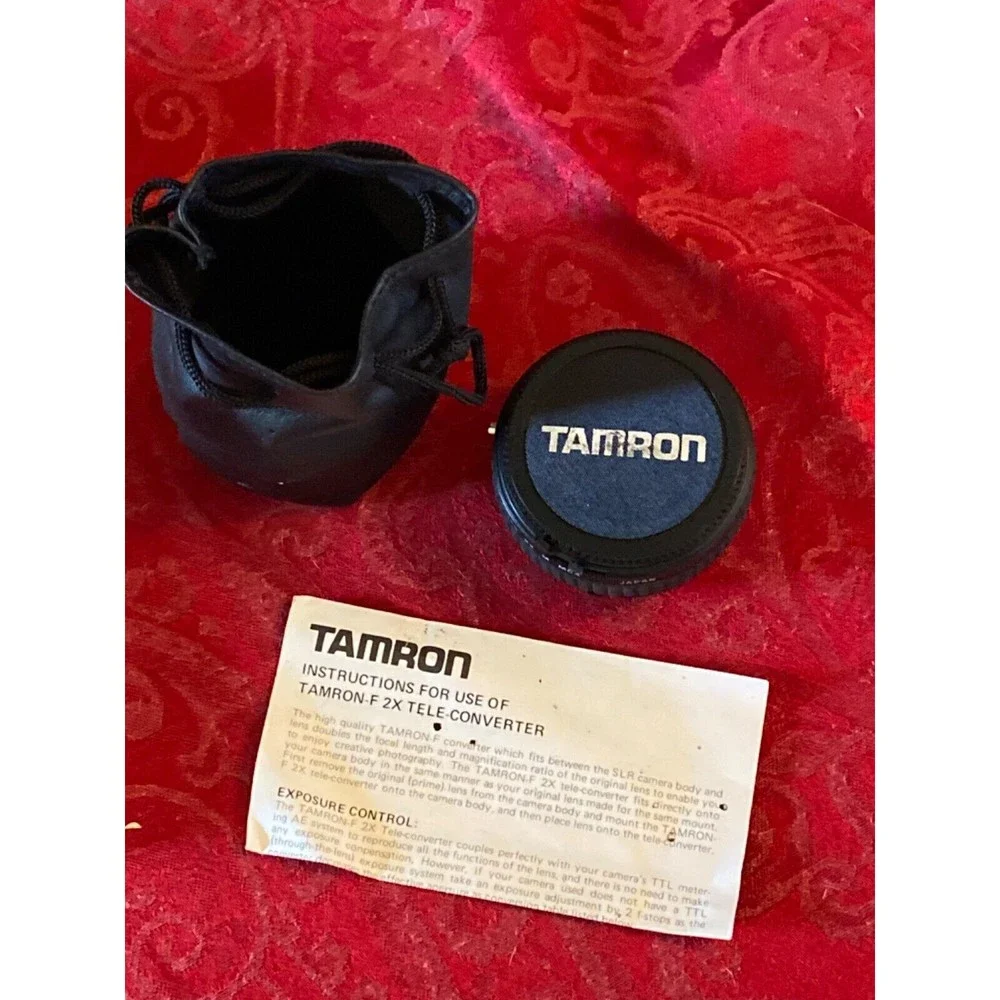 Tamron-F Tele-Converter 2X C MC4 Made In Japan w/ case and instruction